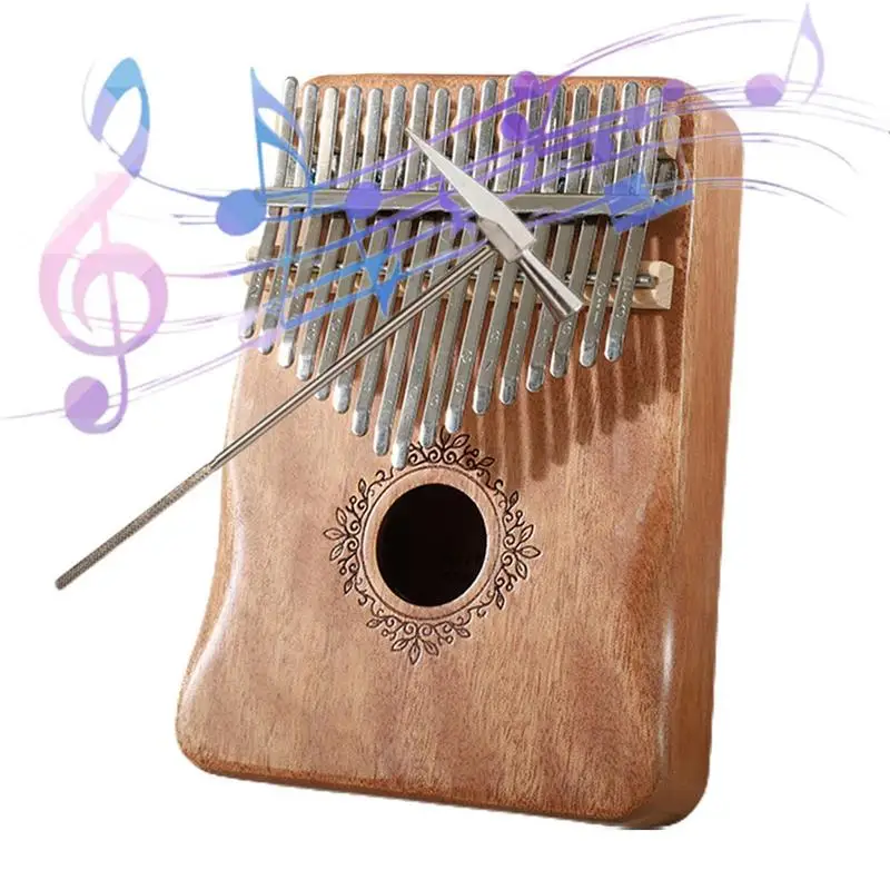 

Kalimba Thumb Piano Finger Musical Instrument 17 Key Wooden Kalimba Mbira Thumb Piano Finger Speaker Musical Pickup With Tuning