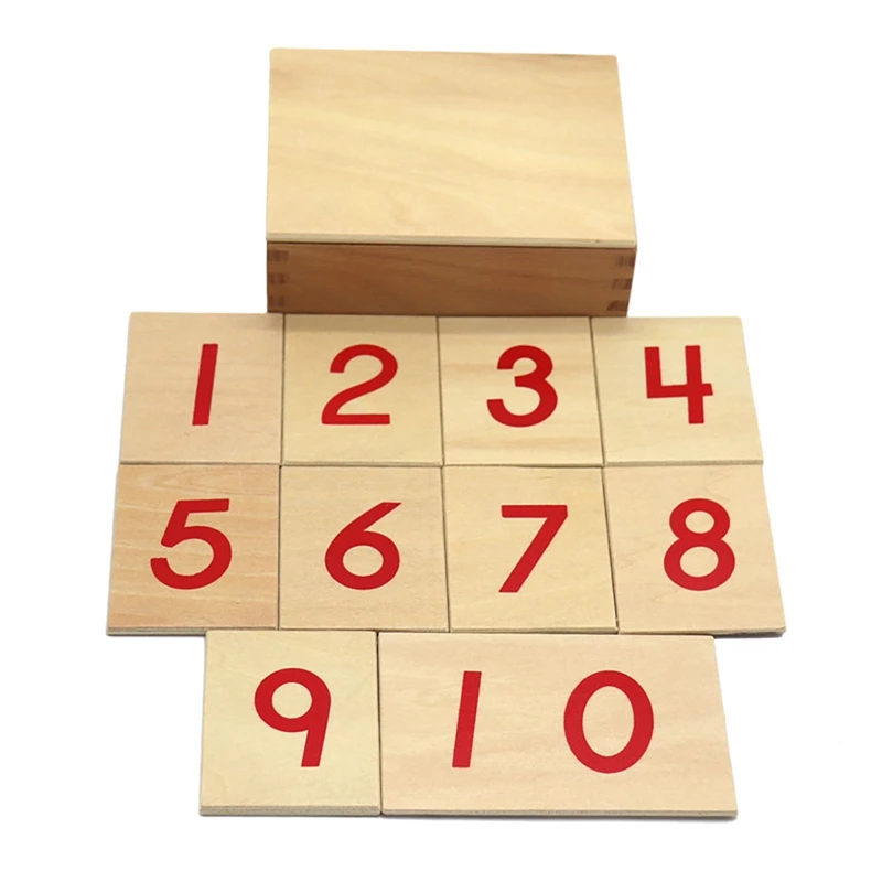 

Wooden Card Numbers 1 To 10 For Kids Student Learning Toys Educational Toys Early Education Number Cards A