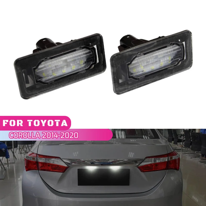 Лампа Canbus для номерного знака автомобиля 12 В 18 светодиодов 2014 к 2 шт.