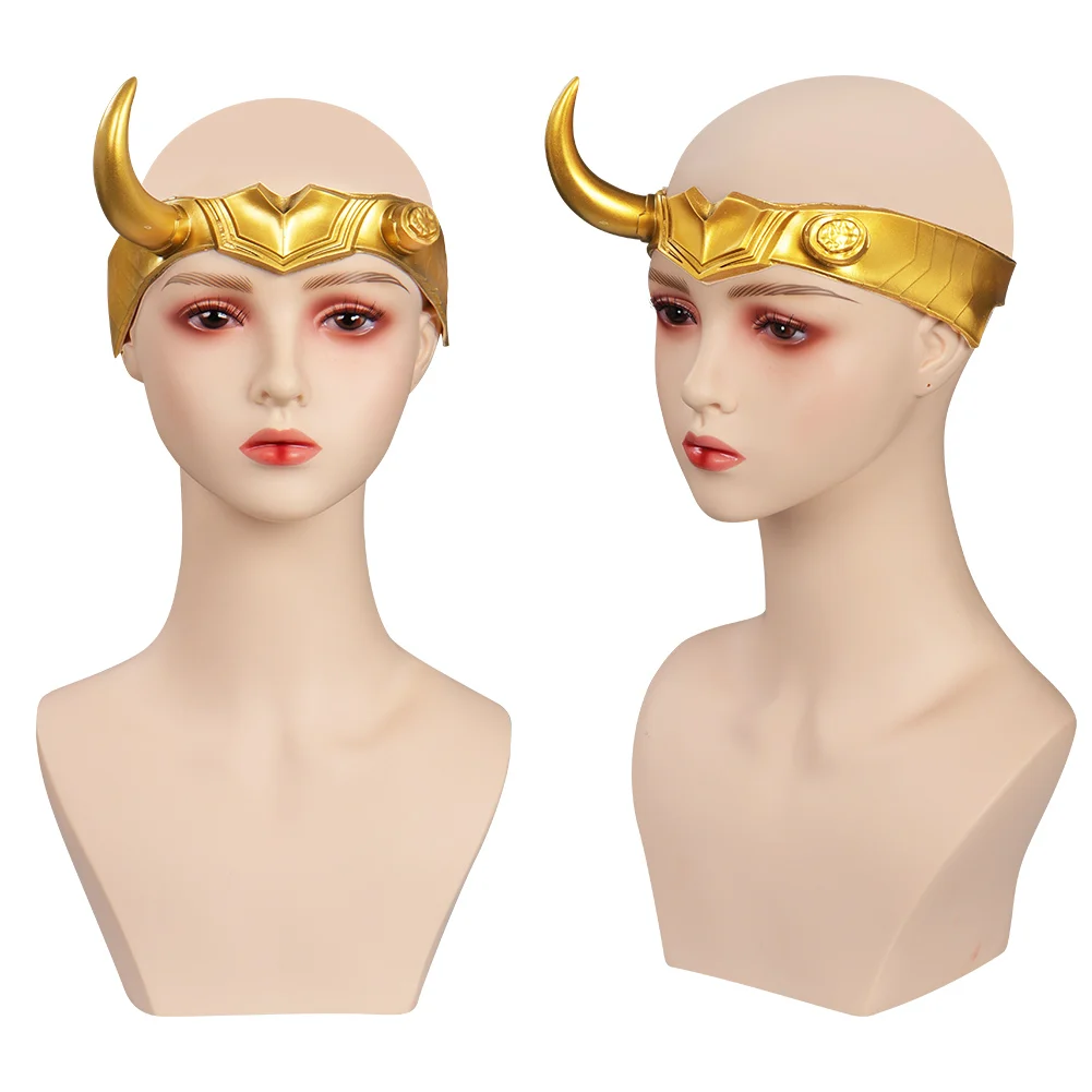 

Lady Loki Sylvie Mask Cosplay Latex Masks Helmet Masquerade Halloween Party Costume Props