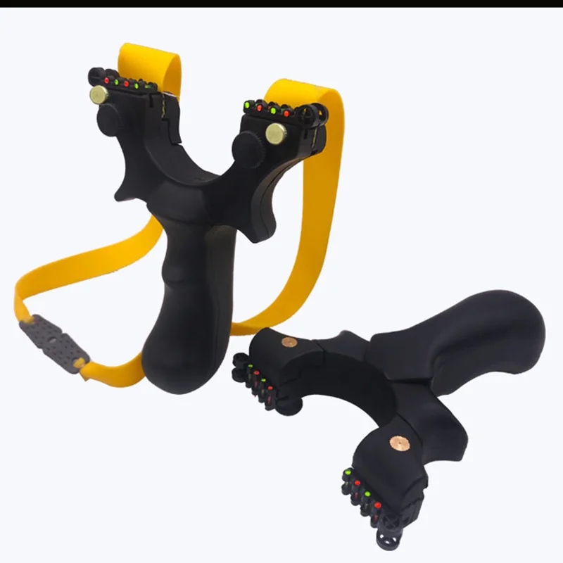 Рогатка пластиковая высокоточная с мраморной текстурой для охоты толстые и