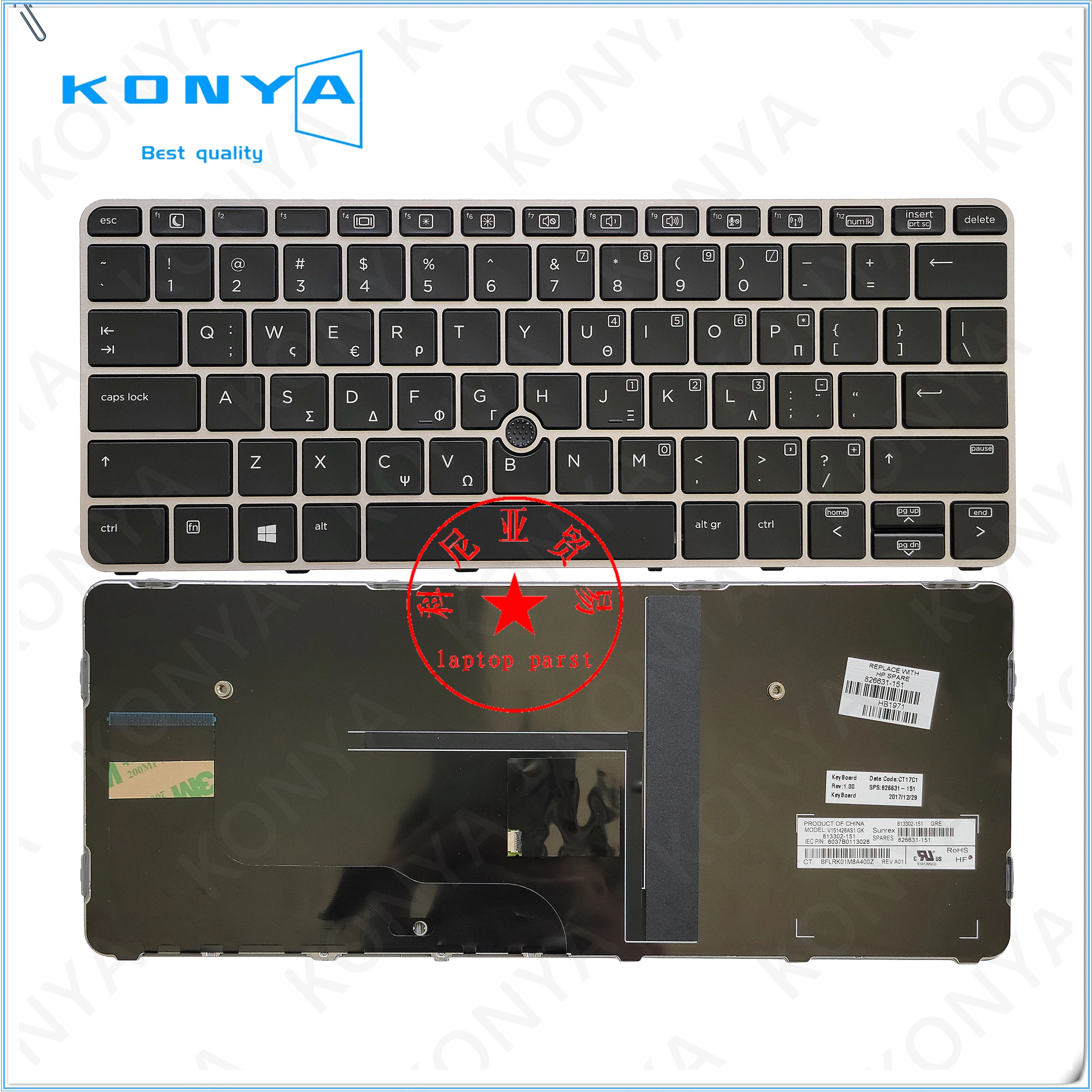 Новая Оригинальная клавиатура для ноутбука HP EliteBook 720 725 820 G3 G4 826630-151 826631-151 826631-BA1