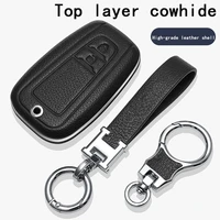 for toyota camry 2018 2019 c hr chr land cruiser prado corolla rav4 genuine leather hand made car key cover fob case k