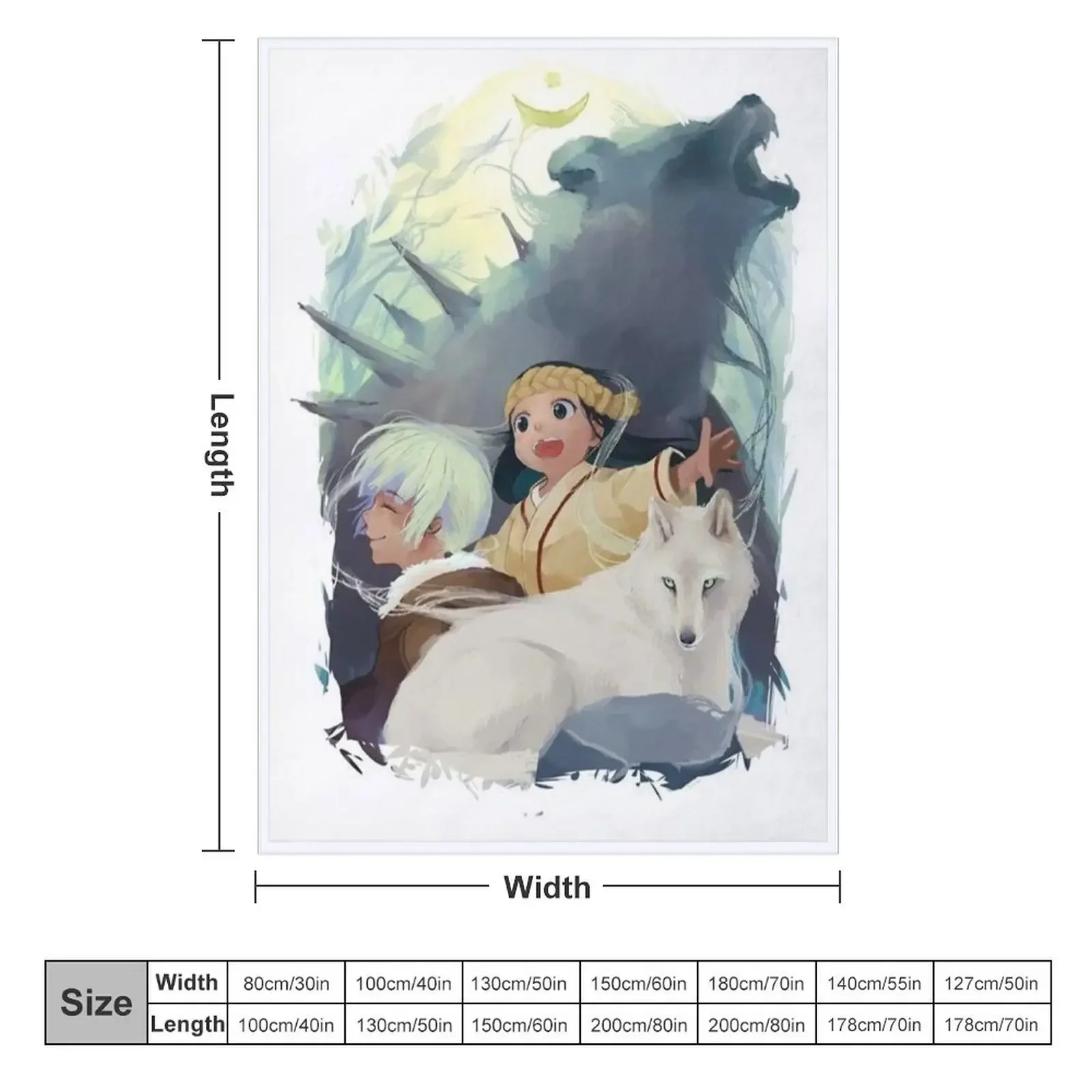 Fumetsu no Anata e Fushi - To Your Eernity Throw Blanket косплей аниме теплые одеяла