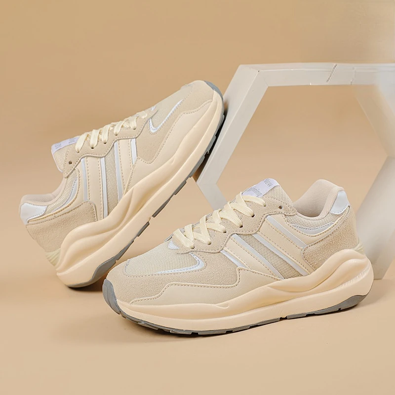 

Stylish Brand Design Women Run Sneakers Outdoor Chunky Shoes Ladies Breathable Mesh Trainers Women's Comfortable Sport Shoes
