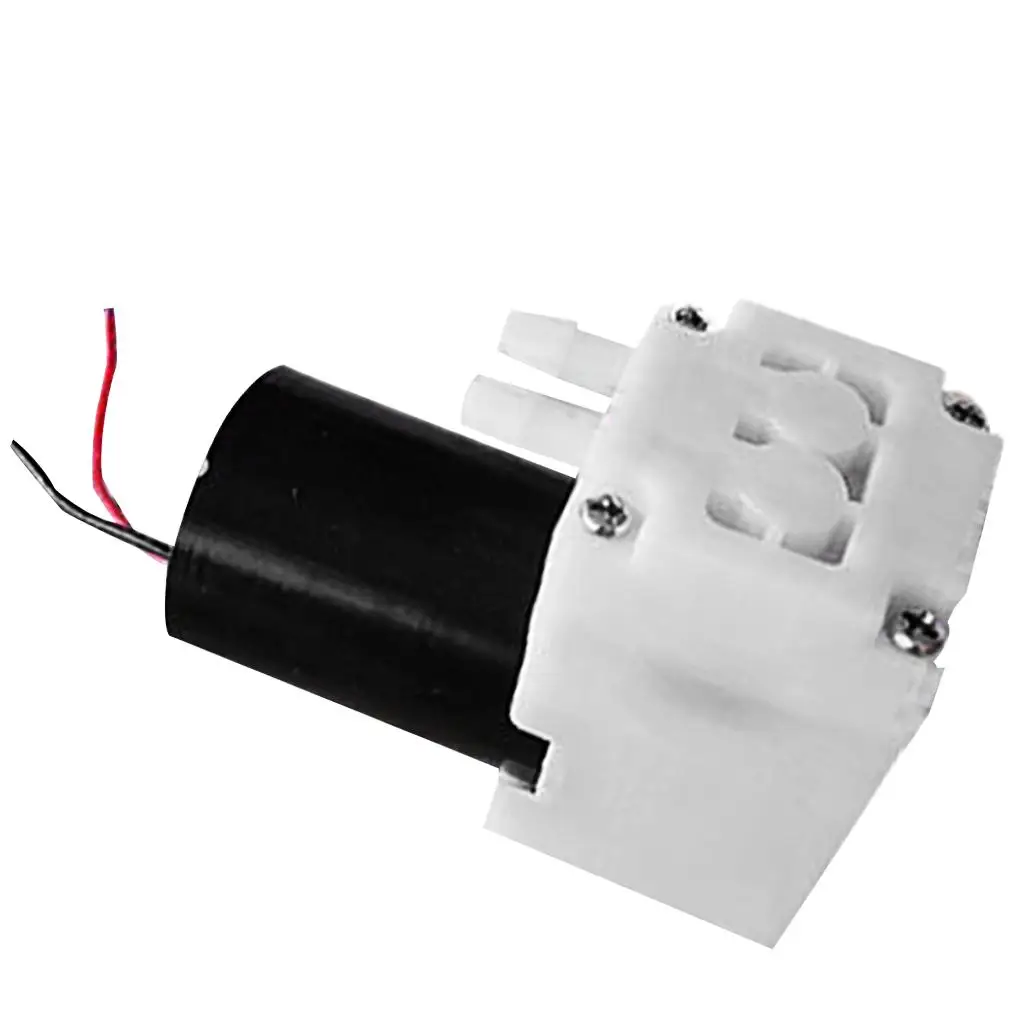 

Small Piston Air Vacuum Pump 12V with Vacuum Pressure -25Kpa 1.0L/MIN Flow with Low Noise, Low vibration