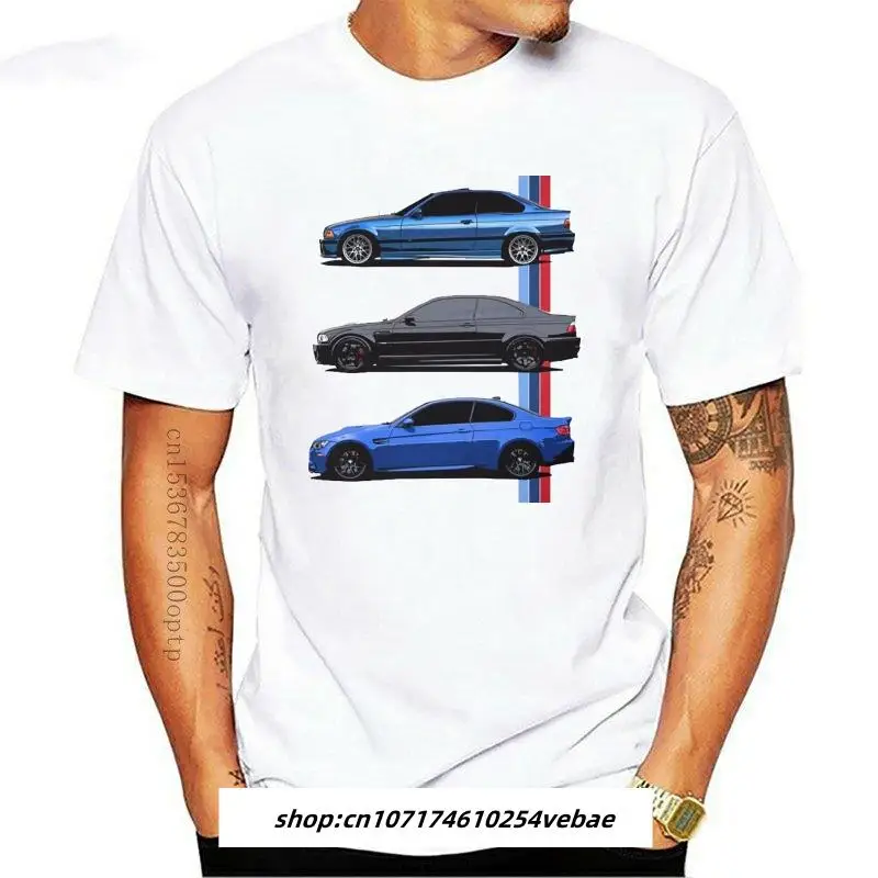 

New 2021 T-Shirt Germany M3 Evolution E36 E46 E90 M Power 100% Cotton Custom Print 2021 High Quality For Man Better Crazy Tee Sh