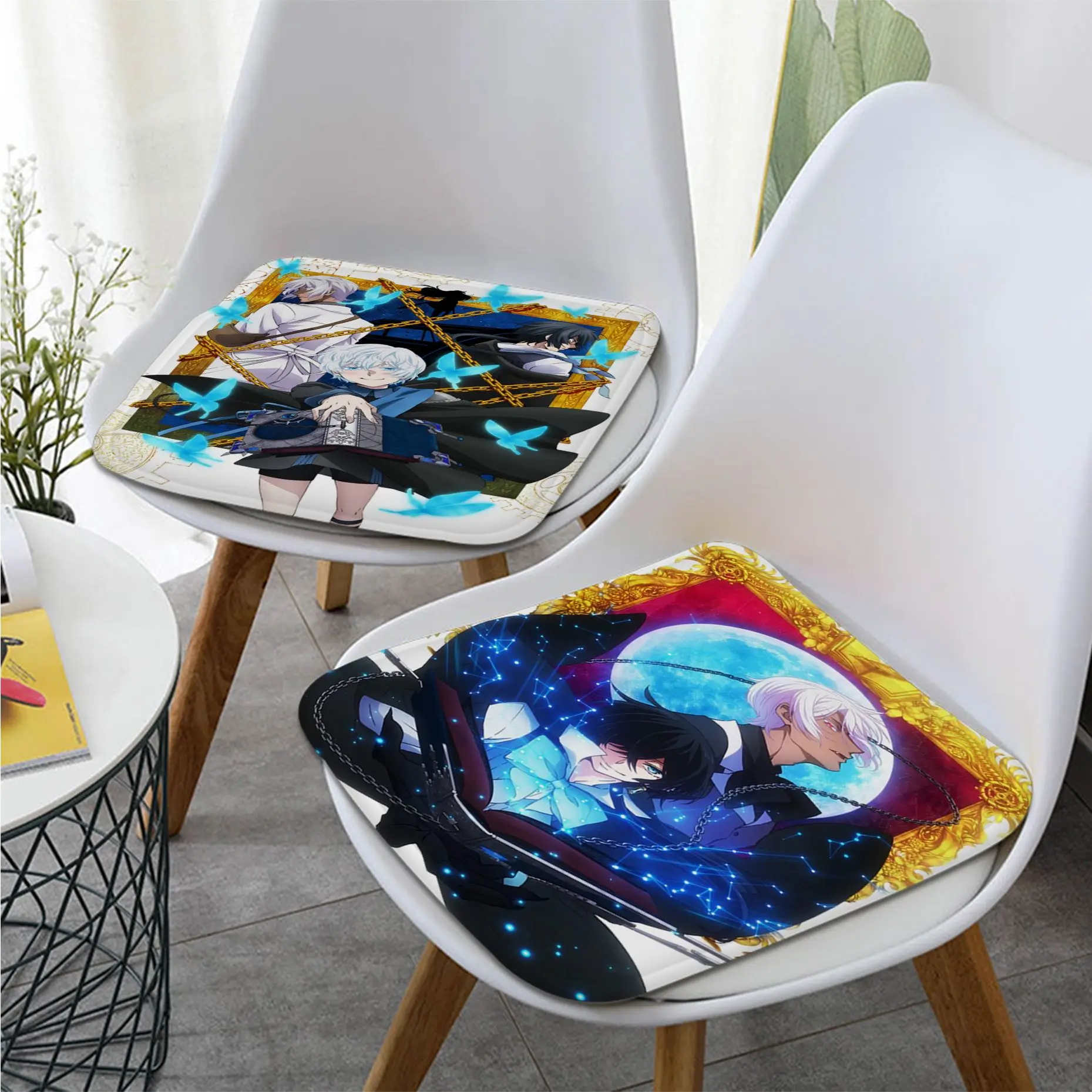 

Anime The Case Study Of Vanitas Four Seasons Seat Pad Household Cushion Soft Plush Chair Mat Winter Office Bar Buttocks Pad