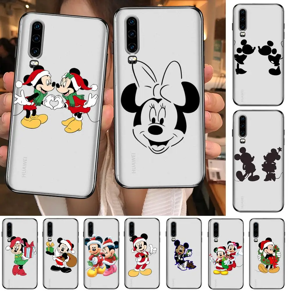 

disney Anime Transparent Clear Phone Case For Huawei Honor 20 10 9 8A 7 5T X Pro Lite 5G Etui Coque Hoesjes Comic Fash