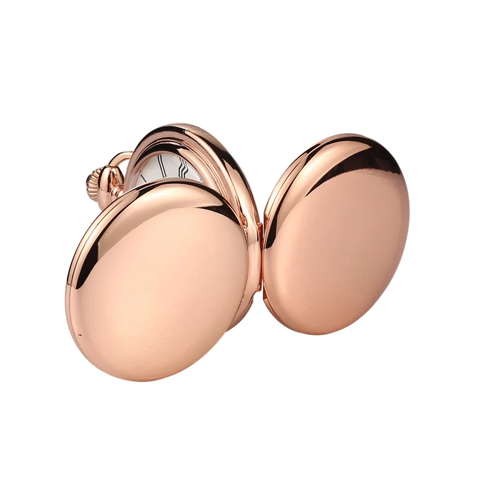 Luxury Dual Open Case Vintage Gold Mechanical Pocket Watch for Men Women Skeleton Dial Roman Numeral Man Fob Chain Pendant Clock