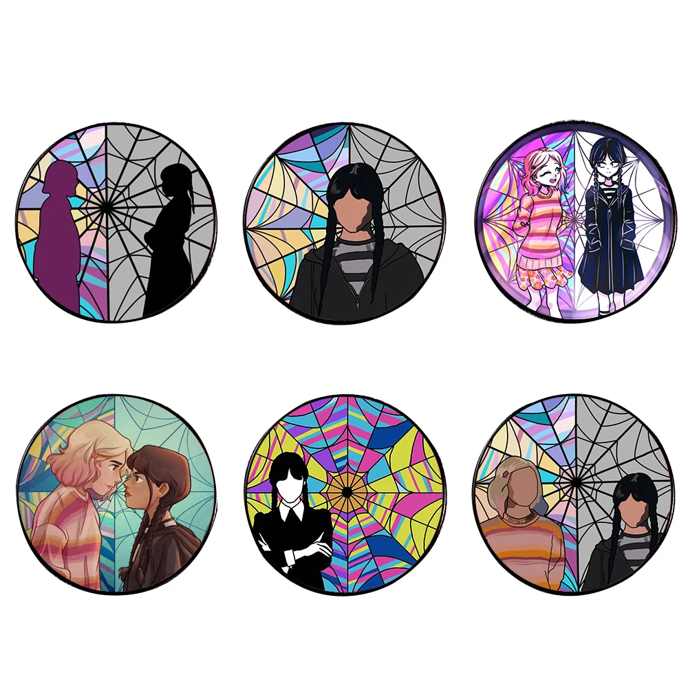 Булавка Nevermore для отворота в среду, внутренняя булавка, внутренняя булавка в среду, декоративная булавка для куртки, подарки для фанатов