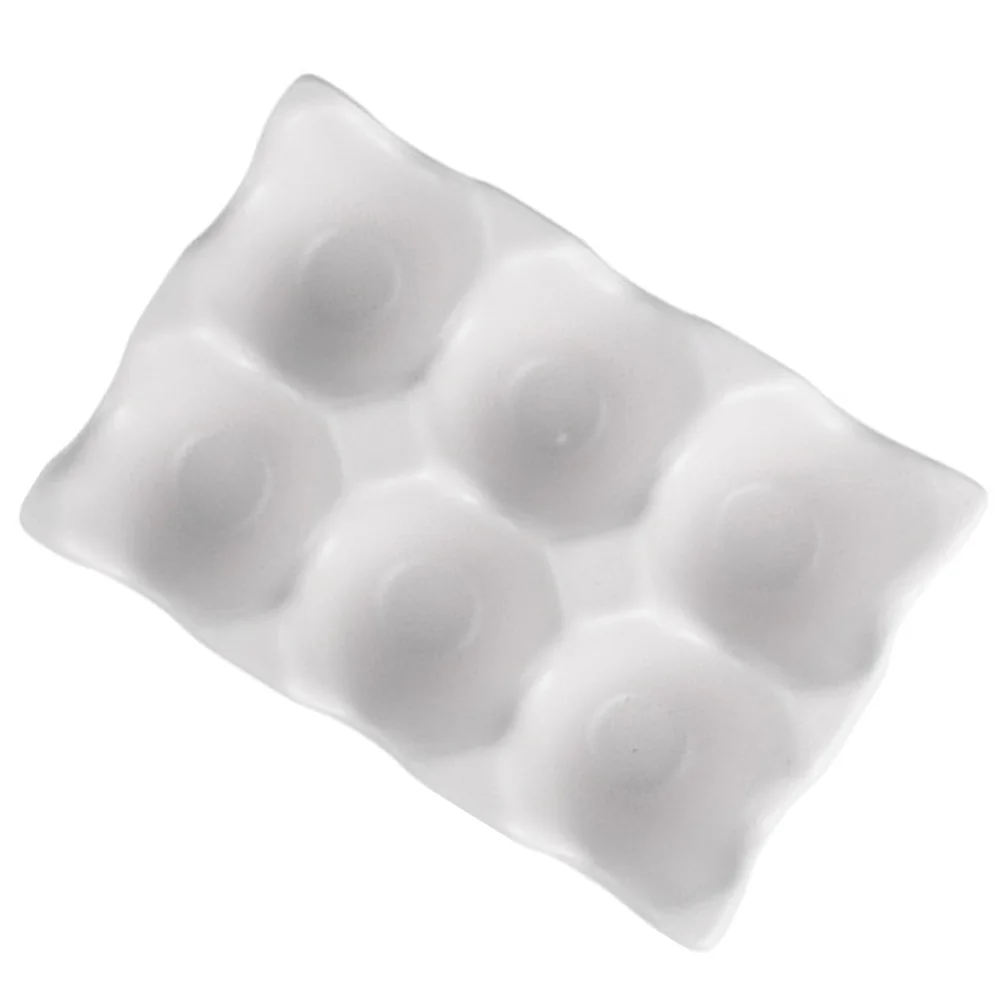 

6 Grids Practical Egg Tray Drawer Organizer Lid Cardboard Plastic Utensil Holder