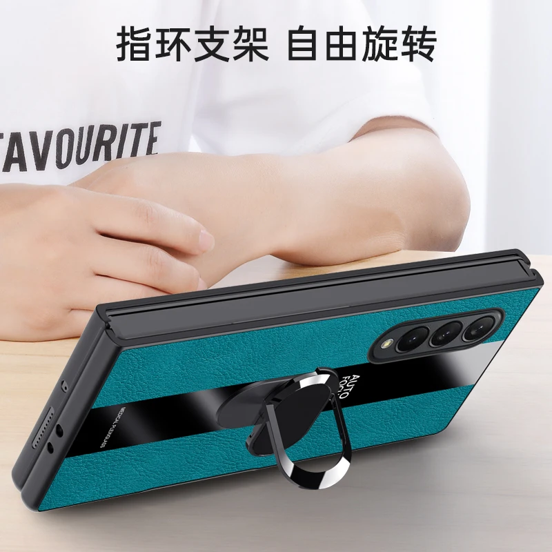 Оригинальный магнитный автомобильный чехол-подставка с кольцом 360 для Samsung Galaxy Z