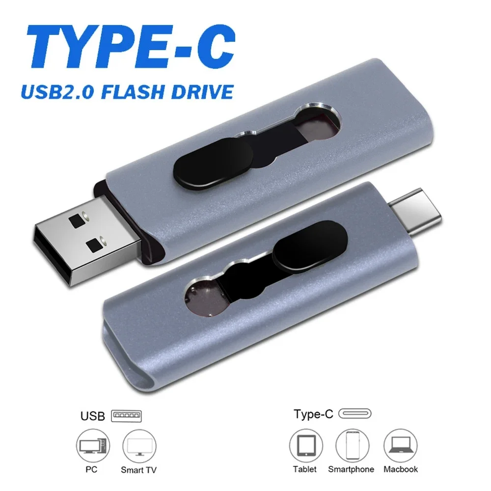 2 в 1 usb-флеш-накопитель с интерфейсом usb Type-C 0 128 ГБ