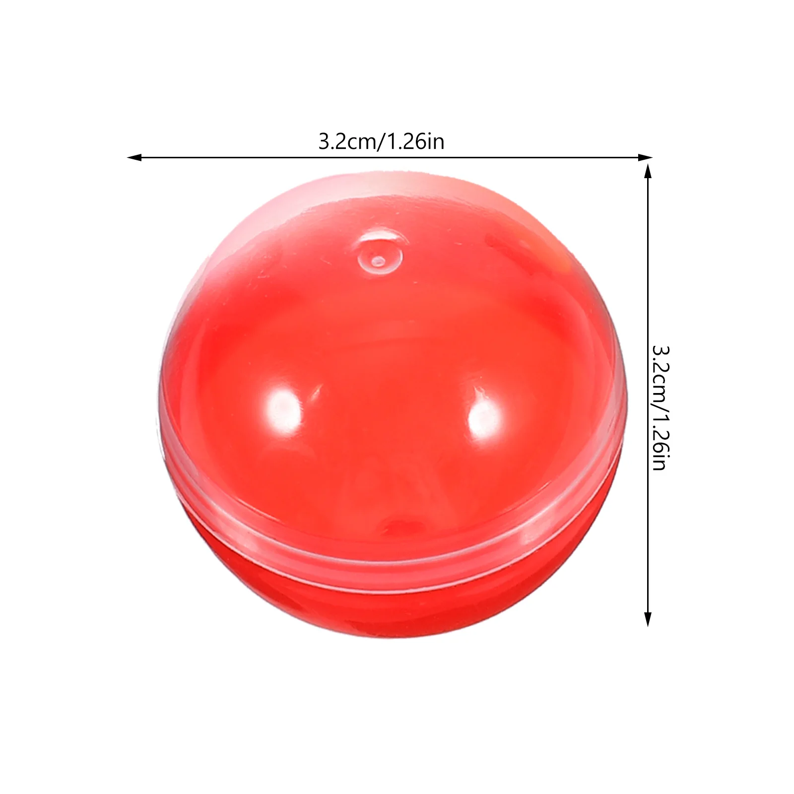 50 шт. капсула для яичной машины заполняемые шарики пластиковые пустые