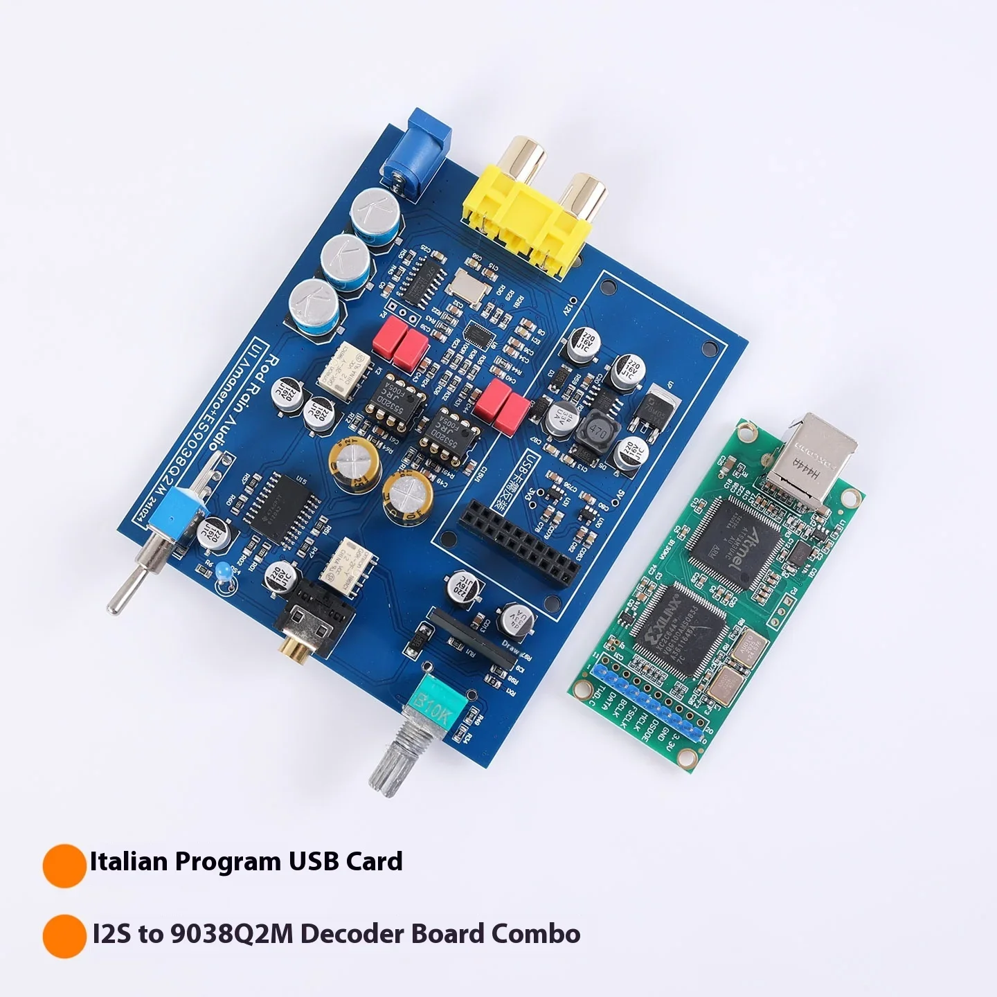 Фото Звуковая карта SmCpNvarcher Es9038, плата USB-декодера, совместимая с DAC DSD, Amanero Xmos+cpld №3