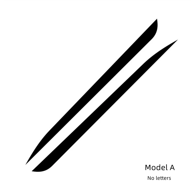 

Автомобильная наклейка для Honda Civic Hatchback Тип R, спортивные полосы, автомобильная дверь, боковая юбка, Виниловая наклейка из углеродного волокна, аксессуары «сделай сам», 2 шт.