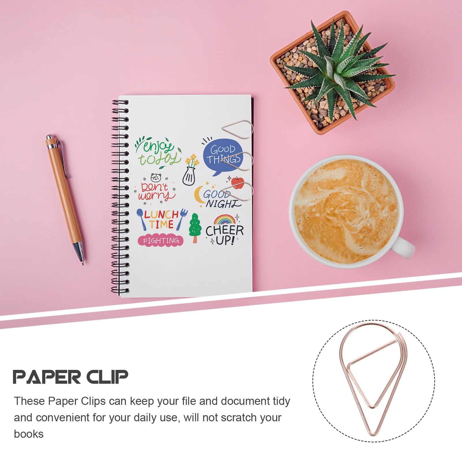 10 шт. скрепка для бумаг офисная булавка декоративные зажимы купюр книга золотые