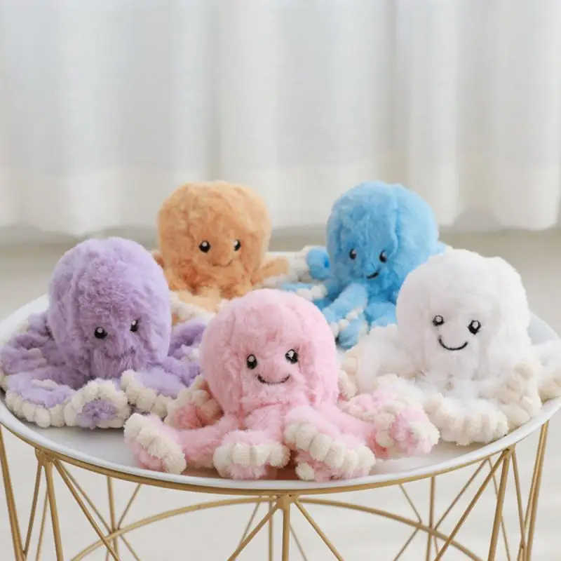 

6 Color Cute Octopus Plush Toys Soft Companion Sleep Plush Marine Animals Home Decoration Best Gifts For Boys And Girls 10cm