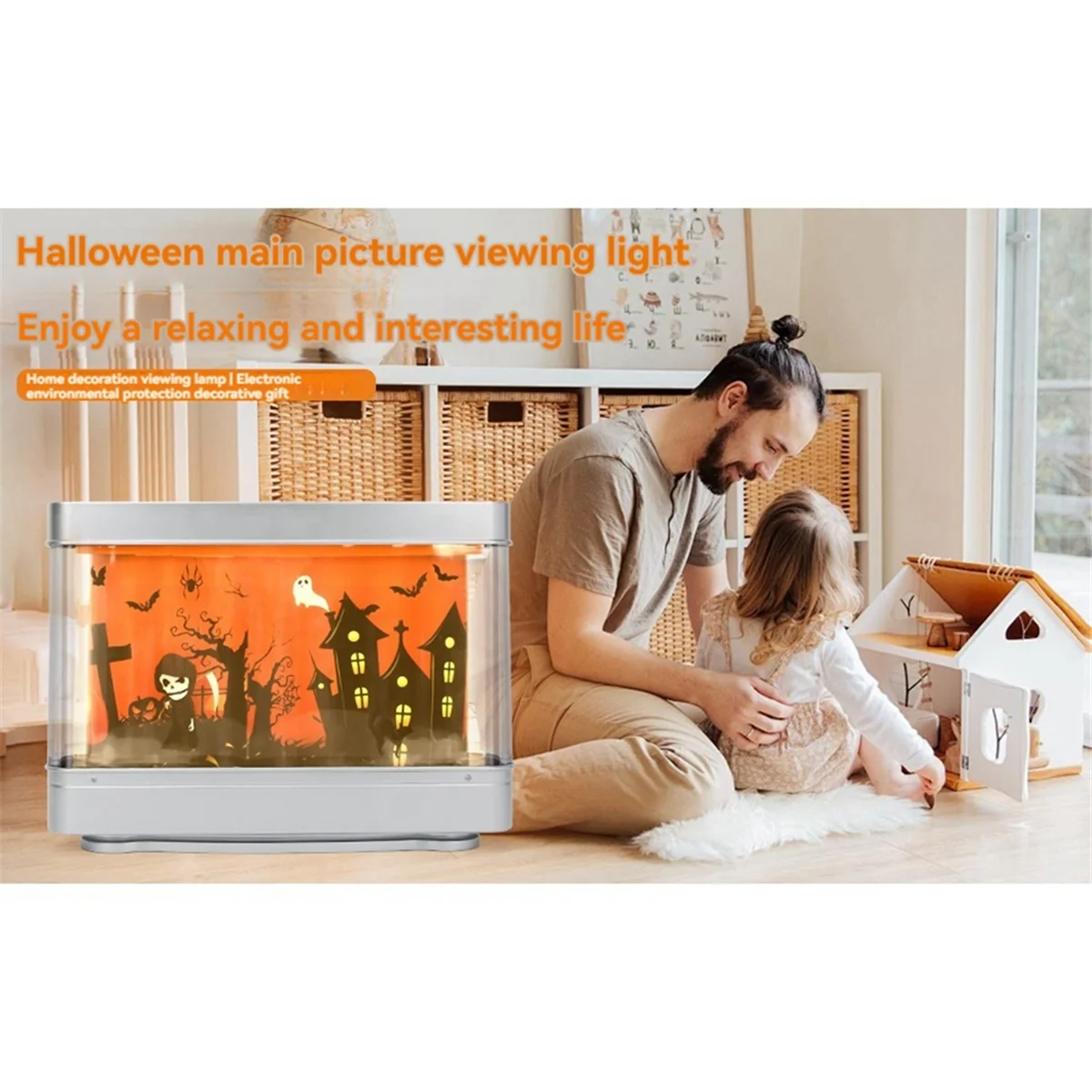 Аквариумная искусственная лампа для декора аквариума ночной Светильник