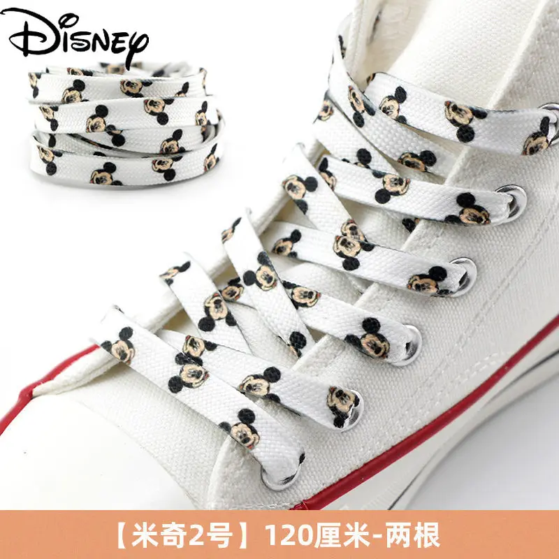 

Disney Cartoon Mickey Mouse Graffiti Shoelace Color Love High To Help Low To Help Mickey Mouse Shoelace Clothing Decoration