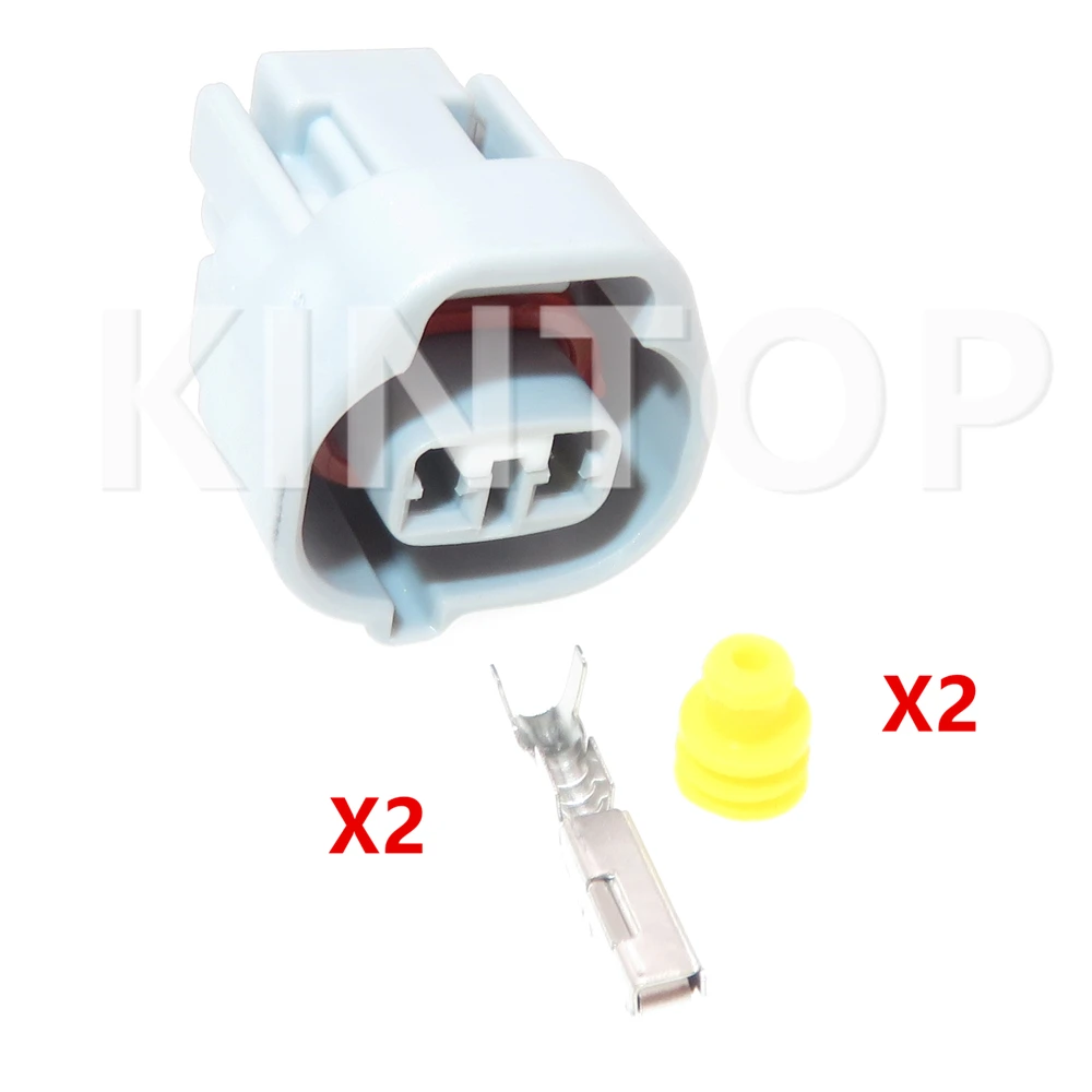 

1 комплект, 2 контакта, автоматическая флог-лампа, штекер, гнездо, Стыковочная водонепроницаемая розетка для Toyota 6189-0249 6188-0266 90980-11156