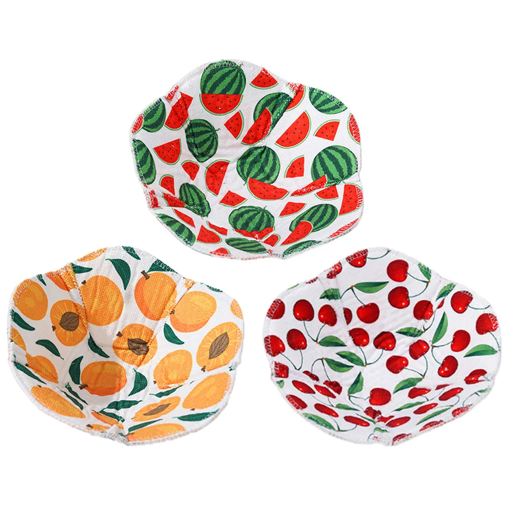 

Bowl Microwave Holders Holder Hot Mat Bowls Kitchen Anti Supplies Heat Pot Resisting Protector Safe Covers Cover