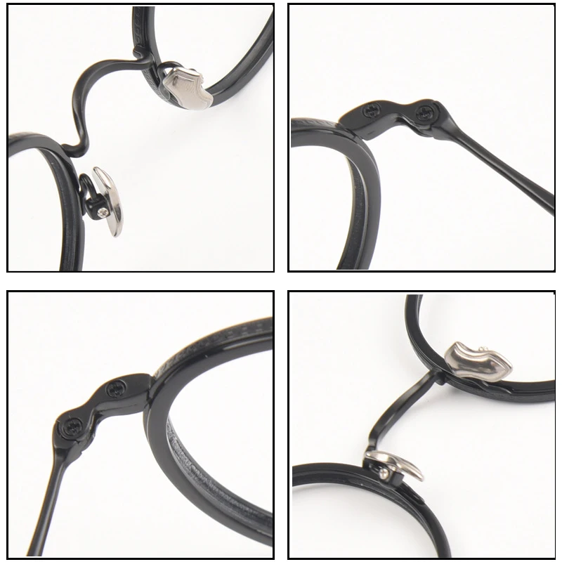 2024 японский роскошный бренд ручной работы KMN139 мужские классические круглые очки