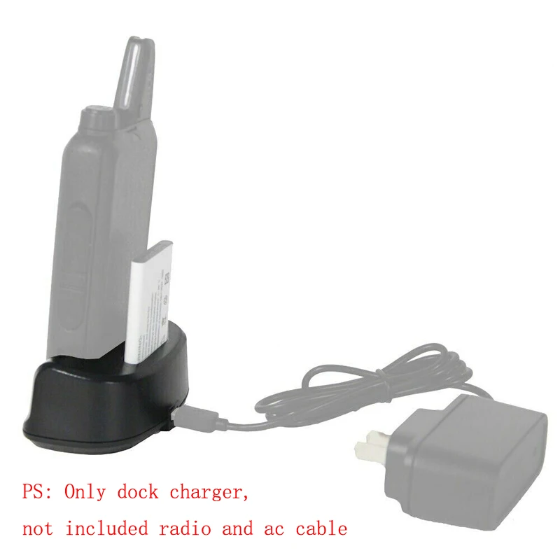Original WLN KD-C1 Desktop Charger Base KC-Z1R3 for AP-100 for Retevis RT22 Zastone X6 Luiton LT-316 KDC1 KDC2