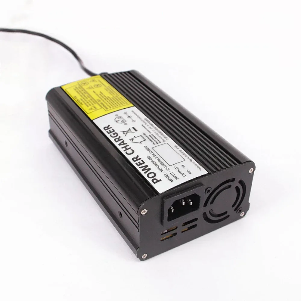 

29.2V 10A 9A 8A Lifepo4 Lithium Battery Charger For 24V Li-Ion Lipo Battery Pack Ebike Electric Bike Aluminum Case
