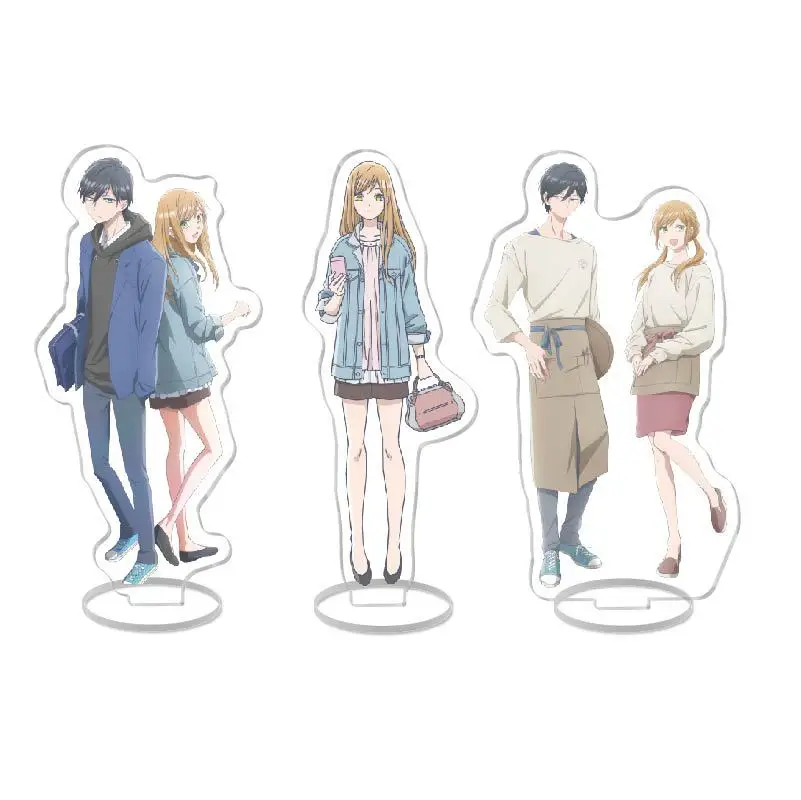 My Love Story with Yamada-kun At Lv999 Miko Kamisato Kayo Acrylic Stand Figure Collection Model Toy Doll Gifts Cosplay
