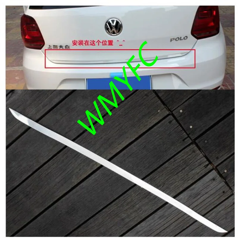 

High-quality stainless steel for Golf 6 Golf 7 Polo 2011-2018 Rear Trunk Door Handle Cover Tail Gate Trim Bezel Molding Styling