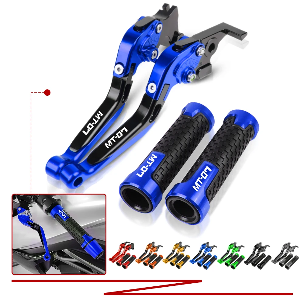 

FOR YAMAHA MT07 MT 07 MT-07 2014 2015 2016 2017 2018 Motorcycle Accessories CNC Adjustable Brake Clutch Lever Handle Hand Grips