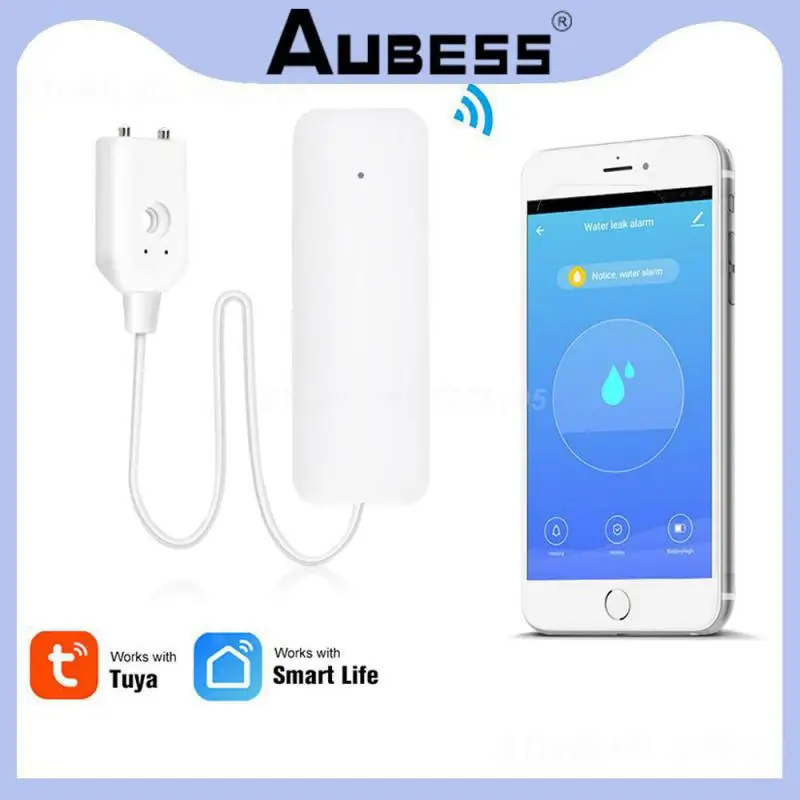

Security Alarm System Water Leakage Alarm Wifi Water Leak Sensor Detector Overflow And Full Water Remote Alarm Tuya Smart Home