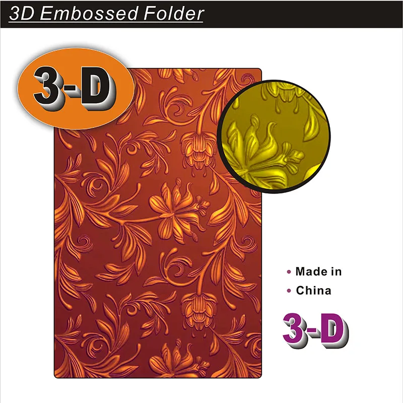 Tim Holtz мини ботанический сад 3-d рельефная папка для Diy чтобы сделать работу