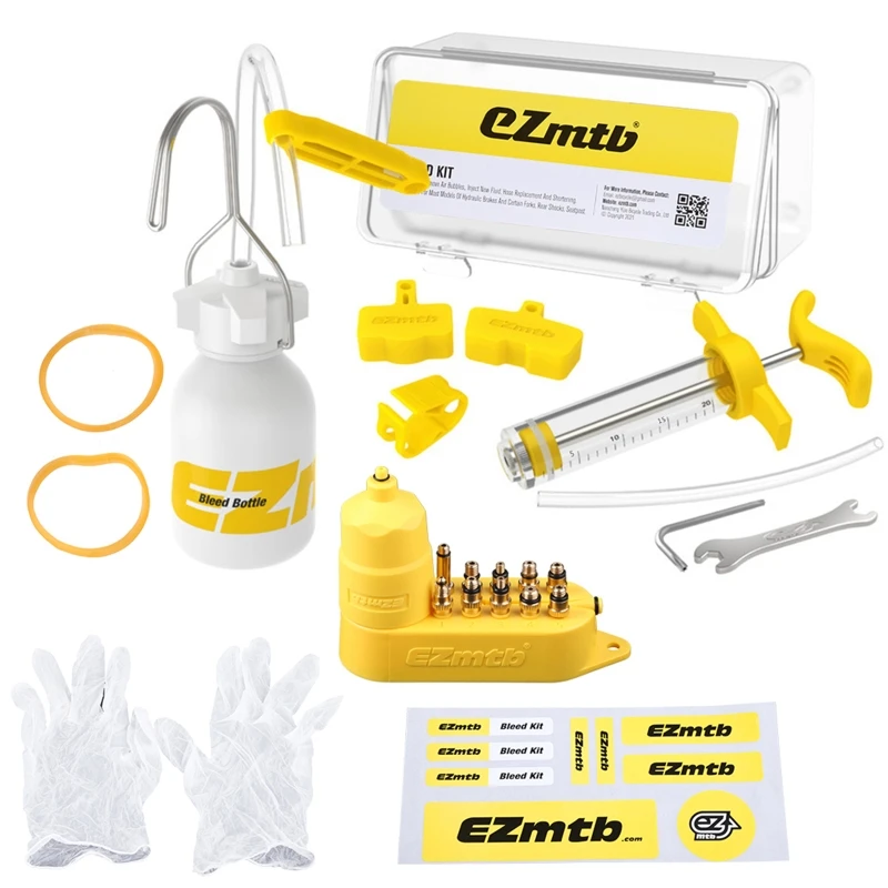 

Universal Hydraulic Disc Brake Mineral Oil Bleed Kit Bike Repair Tool