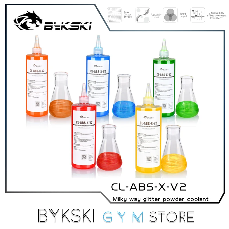 Жидкость для охлаждения компьютера Bykski 500 мл, жидкость для охлаждения компьютера своими руками, жидкость для охлаждения компьютера