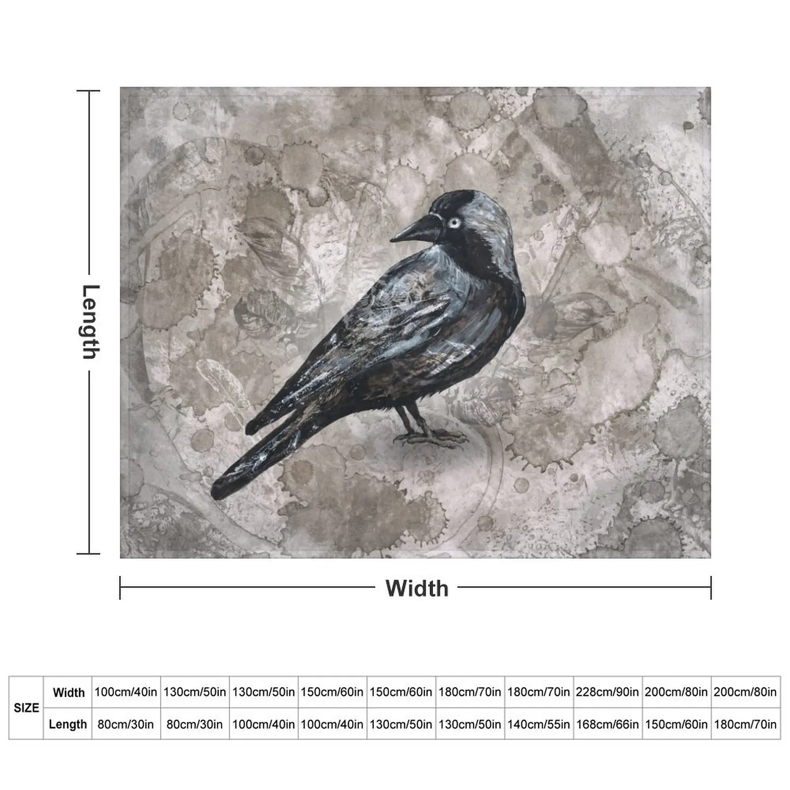 Одеяло в стиле гранж jackdaw Пляжные волосатые одеяла