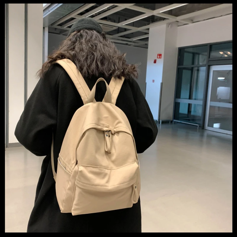 

2022 new Fashion Backpack Canvas Women Backpack Shoulder Bag New School Bag 11924-50