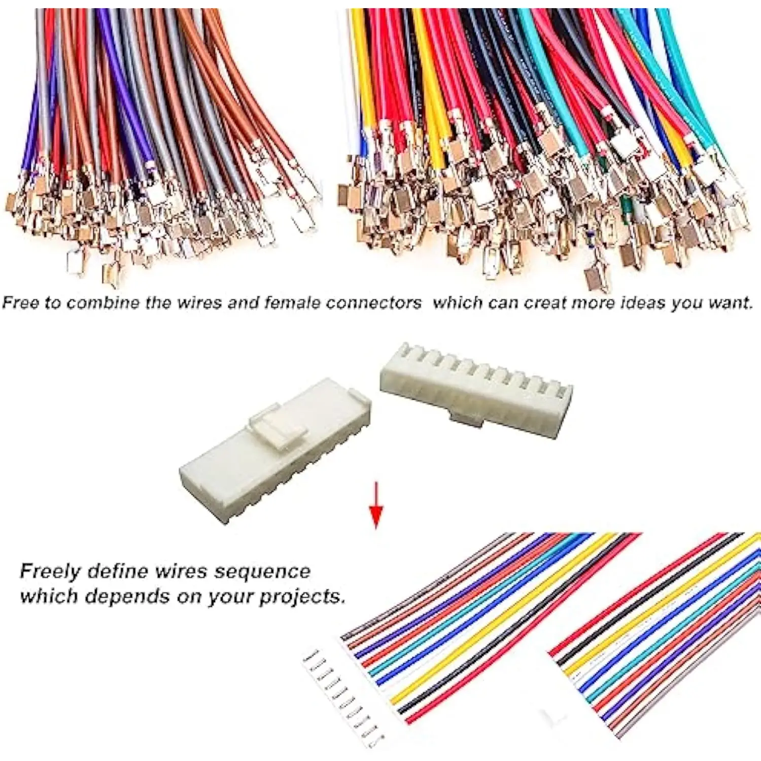 Разъемы JST-VH 3 96 мм Tcenofoxy 20AWG