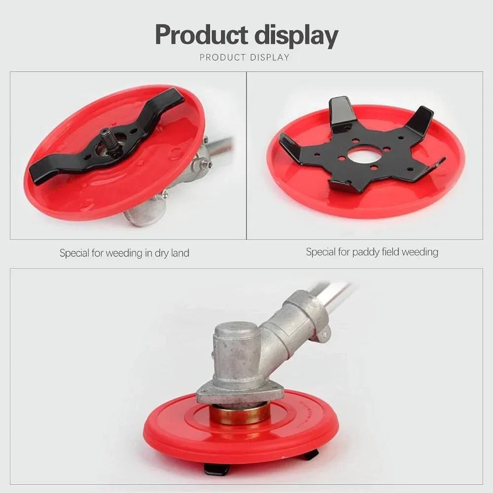 For Dual-purpose Brush Cutter Head Land and Paddy Field Interchangeable Lawn Mower Accessories