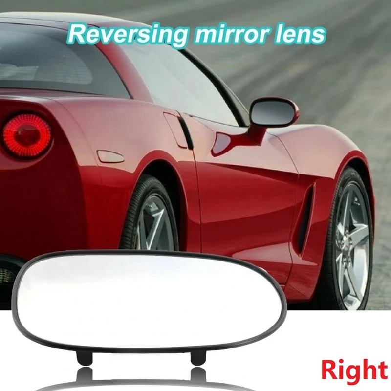 

Right Rearview Wing Door Mirror Glass Durable Replacement White For Corvette 2005-2013 GM1321520
