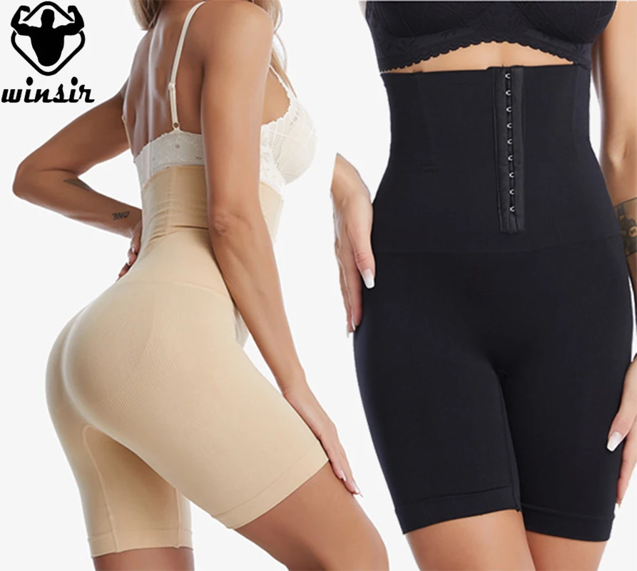 Seamless Plus Size High Waist Trainer Shorts for Women Tummy Control Compression Butt Lift Body Shaper Thigh Slimmer Panty