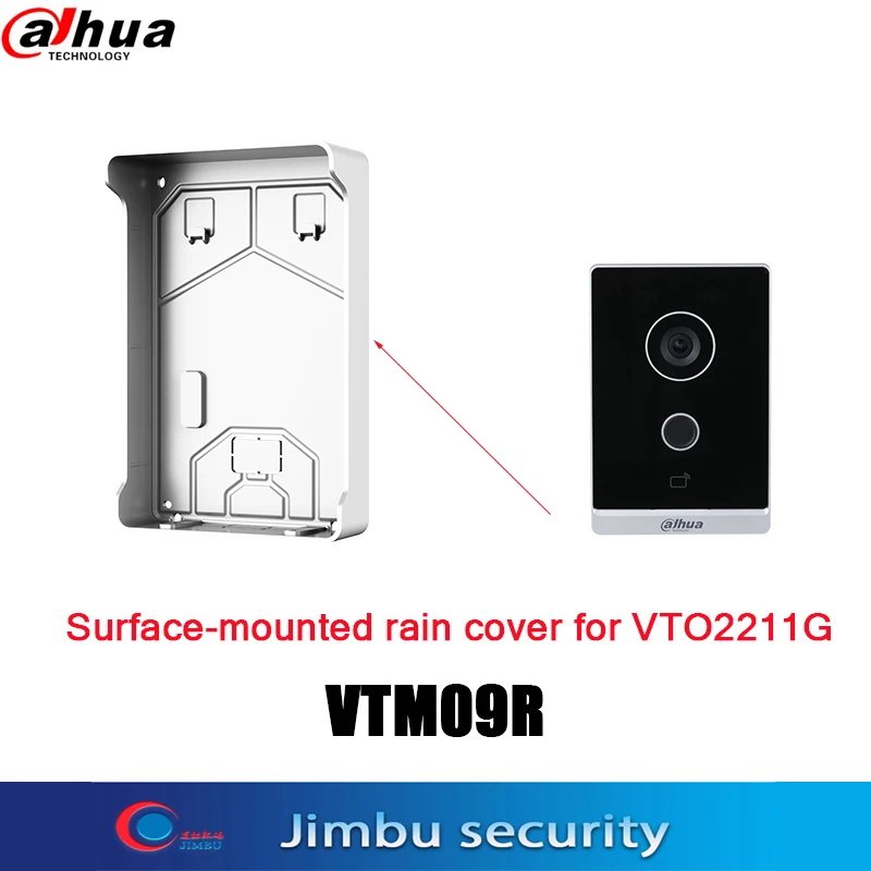Dahua VTM09R-cubierta de lluvia montada en superficie para timbre VTO2211G, unidad exterior, Caja impermeable