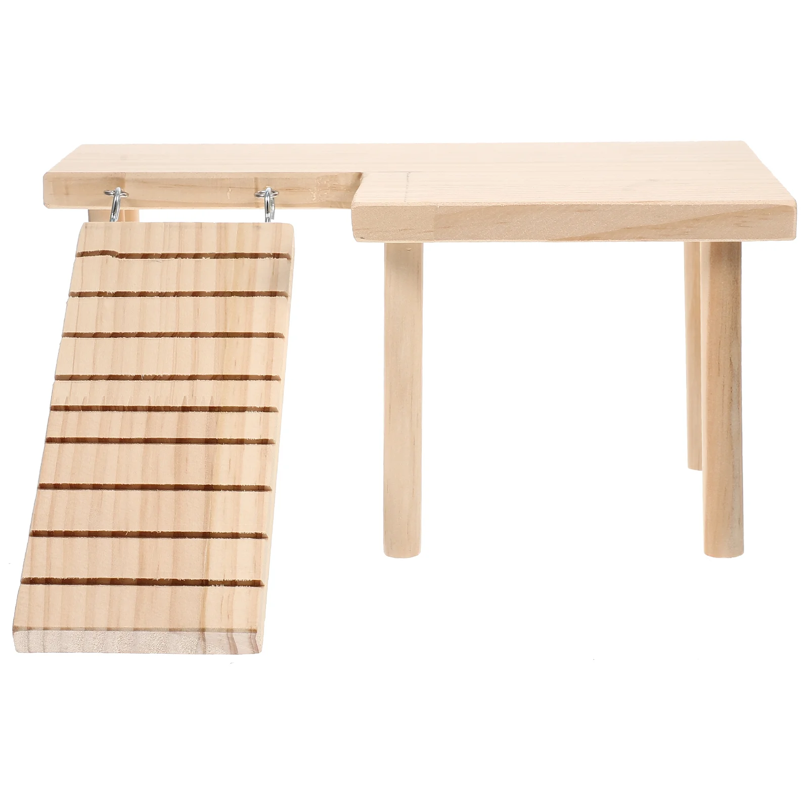 

Hamster Platform Toy Toys Rat Cage Accessories Chinchilla Wooden Chew Tank Plaything Ramp Platforms Stand Ladder Pet Interesting