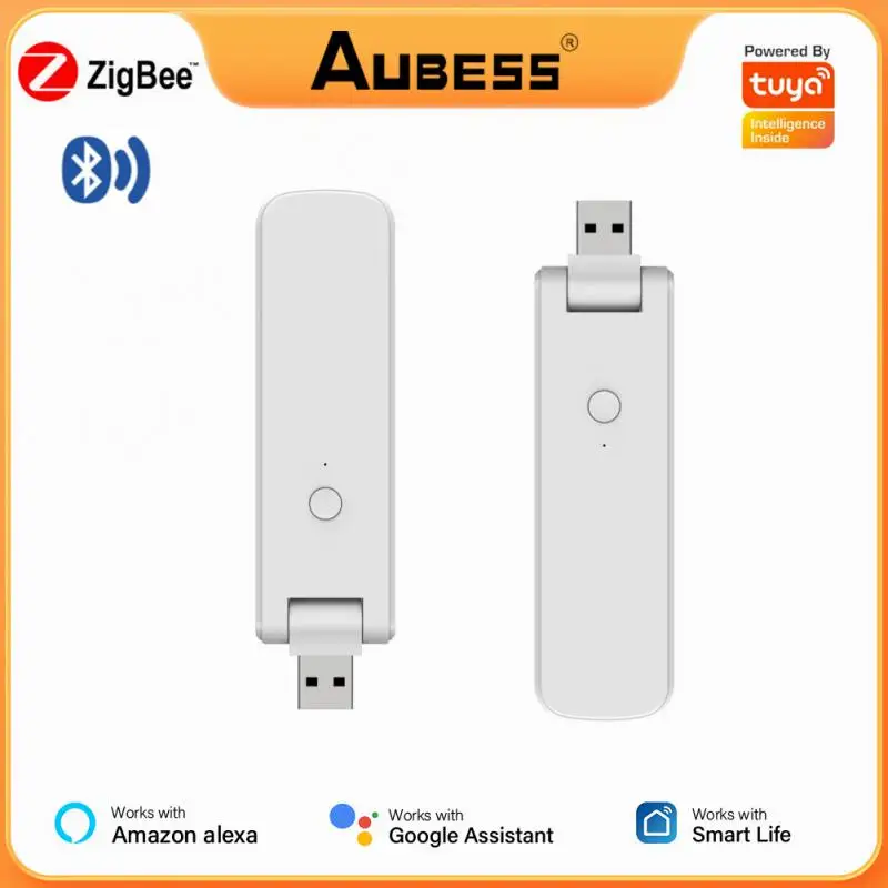 

Умный USB-шлюз Tuya Wi-Fi Bluetooth, беспроводной многорежимный концентратор ZigBee для управления умным домом через Alexa Google Home