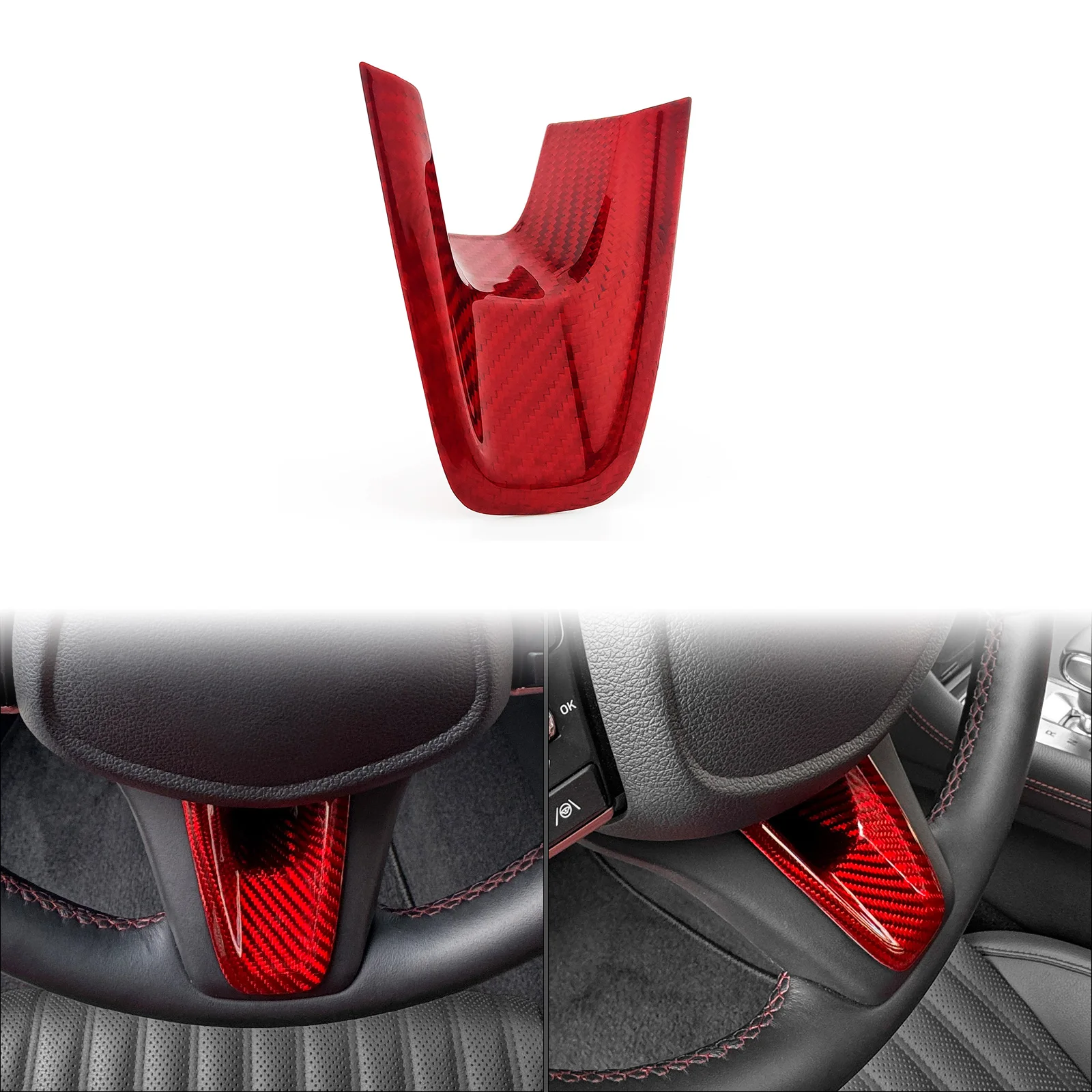 

Центральная накладка рулевого колеса ReAL из углеродного волокна для Genesis G70 2017 2018 2019 2020 2021 2022 G80 2020+