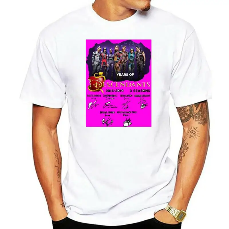 

Descendants 04Th Anniversary Signatures Black Unisex S-6Xl Shirt Cotton
