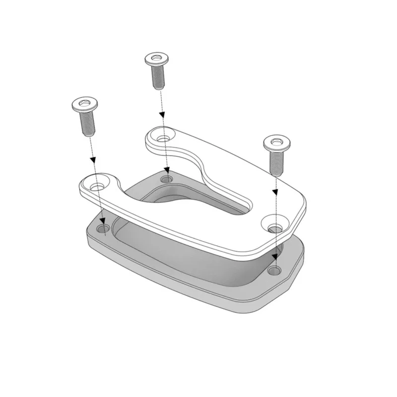 ДЛЯ HONDA XL1000V XL 1000 В Varadero 2003-2011 2005 2006 2007 2008 2009 2010 Удлинитель боковой подставки