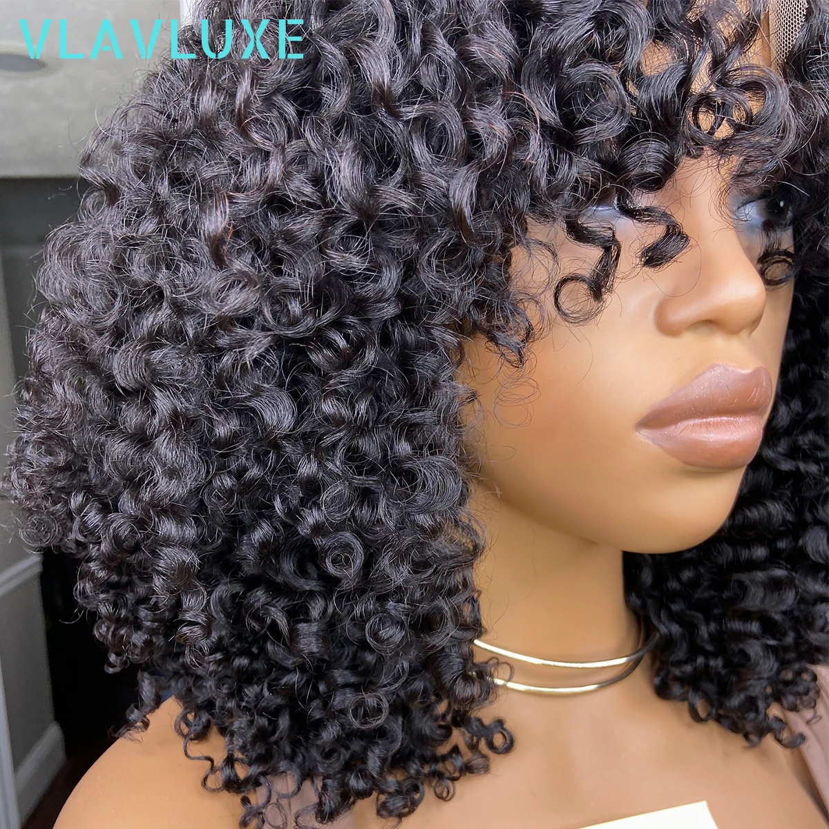 Фото Короткие вьющиеся человеческие волосы Bob Wigs 360 HD Lace Frontal Human Hair Remy Human Wig For Women Pre Plucked Wear Go Glueless №3